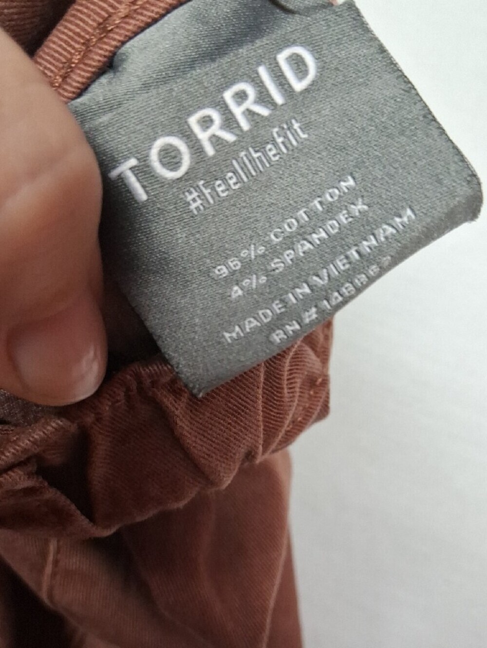 torrid Rust-Brown Cargo Pants - Picture 4 of 10